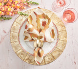 Round Capiz Champagne Placemat Detail 5 | Kim Seybert at Fig Linens and Home
