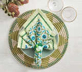 Majorelle Placemat in Green Set of 4 by Kim Seybert at Fig Linens and Home 2