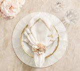 Round Capiz Natural Placemat Detail 3 | Kim Seybert at Fig Linens and Home