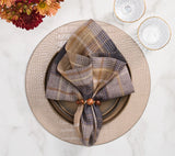 Henley Brown/Multi Napkin Detail 5 | Kim Seybert at Fig Linens and Home