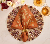 Diadem Brown/Multi Placemat Detail 5 | Kim Seybert at Fig Linens and Home