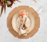 Divot Tan Placemat Detail 2 | Kim Seybert at Fig Linens and Home