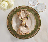 Paisley Vine Beige/Multi Napkin Detail 2 | Kim Seybert at Fig Linens and Home