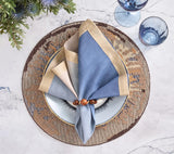Tapestry Blue/Gray Placemat Detail 3 | Kim Seybert at Fig Linens and Home