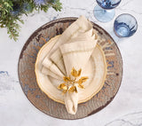 Tapestry Blue/Gray Placemat Detail 2 | Kim Seybert at Fig Linens and Home