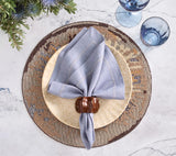 Tapestry Blue/Gray Placemat Detail 5 | Kim Seybert at Fig Linens and Home