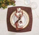 Whistler Brown/Gold Placemat Detail 3 | Kim Seybert at Fig Linens and Home