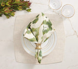 Whistler Gray/White Placemat Detail 4 | Kim Seybert at Fig Linens and Home