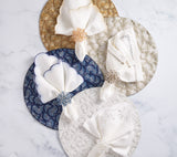 Lune Placemat in White, Set of 2 by Kim Seybert at Fig Linens and Home - View 3