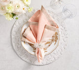 Lune Placemat in White, Set of 2 by Kim Seybert at Fig Linens and Home - View 4