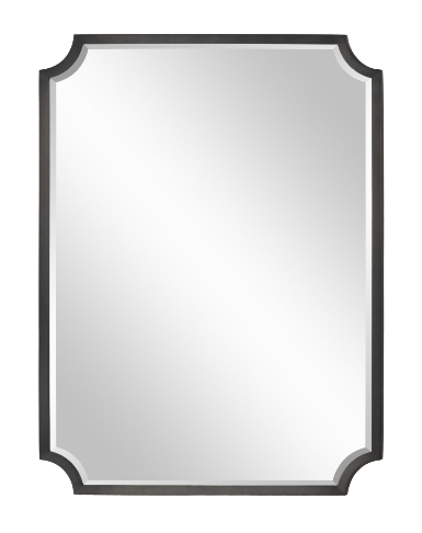 20669-bn - Black Nickel Wall Mirror by Mirror Image Home | Fig Linens