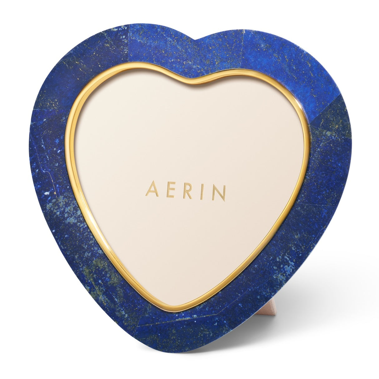 Cassiel Mosaic Heart Frame in Lapis by AERIN at Fig Linens and Home 1