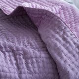 Designers Guild Designers Guild Chenevard Damson & Magenta Quilt & Shams - Queen Sham 30 x 20in Damson & Magenta at FIG LINENS AND HOME - 8