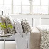 Designers Guild Designers Guild Chenevard Natural & Chalk Quilt & Shams - Queen/King Quilt 102 x 94in Natural & Chalk at FIG LINENS AND HOME - 6