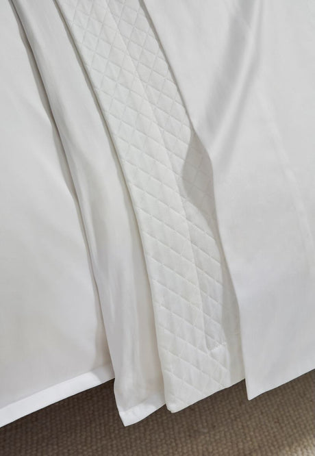 Sf Giza 45 Corto S White Queen Duvet Cover 88X92 | Sferra at Fig Linens and Home