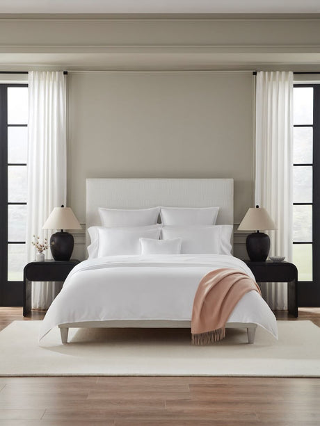 Sf Giza 45 Corto S White King Sham 21X36 | Sferra at Fig Linens and Home