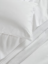 Sf Giza 45 Corto P White Standard Sham 21X26 | Sferra at Fig Linens and Home