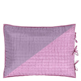 Designers Guild Designers Guild Chenevard Damson & Magenta Quilt & Shams - Queen Sham 30 x 20in Damson & Magenta at FIG LINENS AND HOME - 4