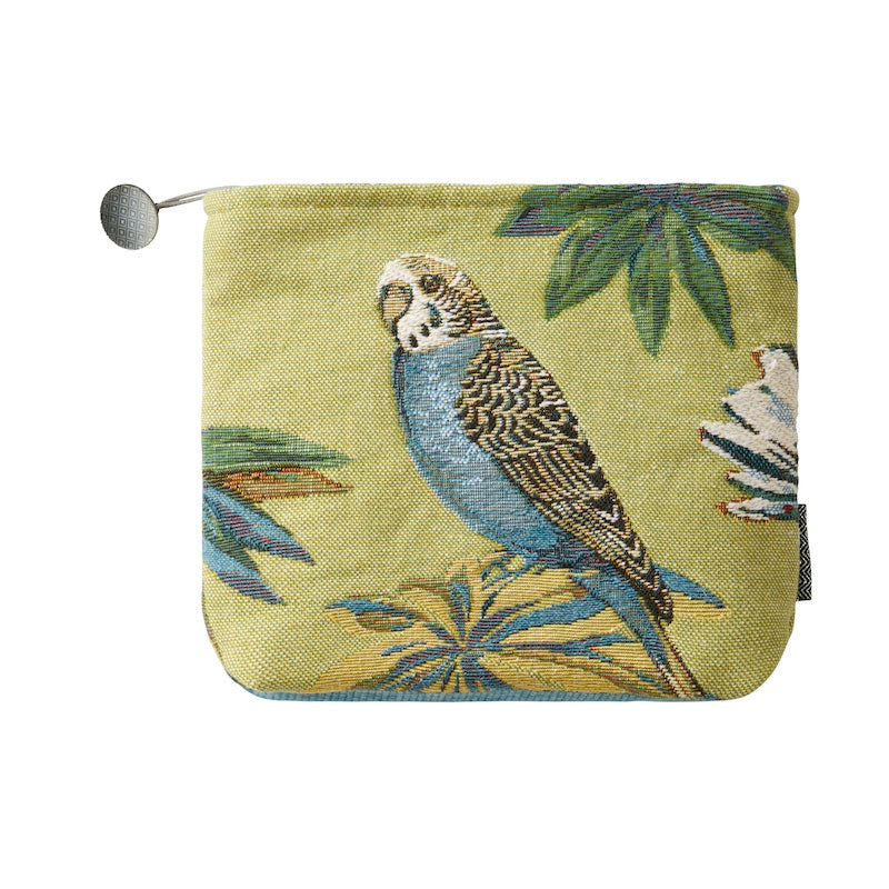 Tropical Avocat Tote by Iosis - Front View with Bird