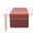 Veine Graphique Red Table Runner by Le Jacquard Francais shown on white table