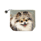 Small Pouch Front - Lulu Amande Tote by Yves Delorme - Iosis Cosmetic Bag