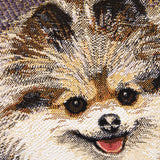 Small Pouch detail - Lulu Iris Tote by Yves Delorme - Iosis Cosmetic Bag