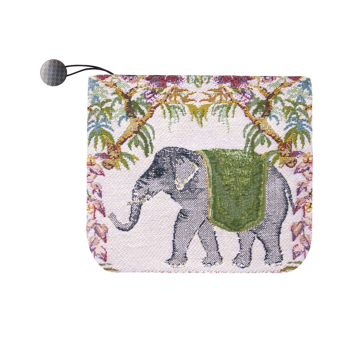 Hannibal Kaolin Tote by Yves Delorme - Front View - Fig Linens and Home 1