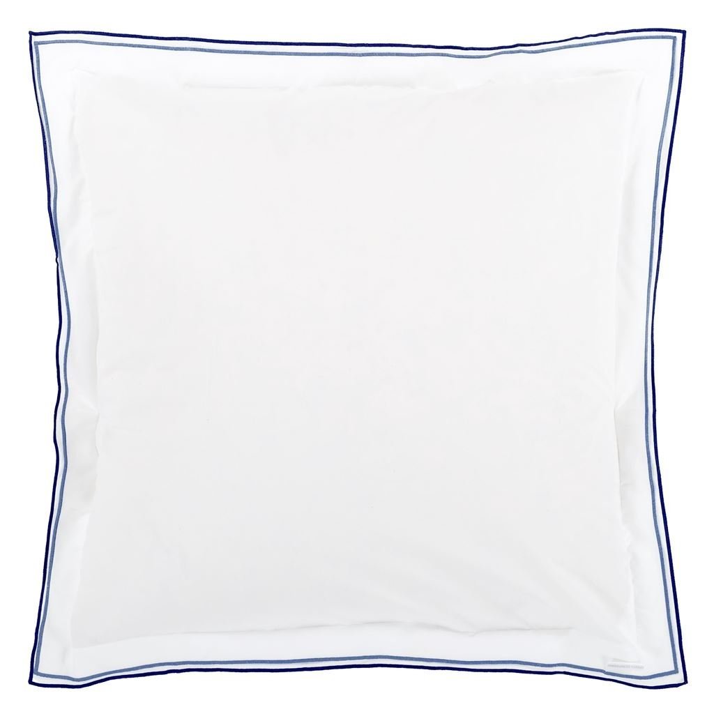 Designers Guild Astor Indigo Euro Pillow | Fig Linens