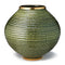 AERIN Calinda Moon Vase in Forest Green | Italian Ceramics at Fig Linens and Home 1