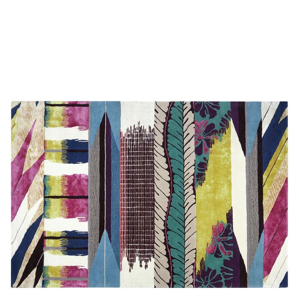 Designers Guild Christian Lacroix Geisha Prisme Rug - Standard Rug 8’6” x 5’3” Multicolored at FIG LINENS AND HOME - 3