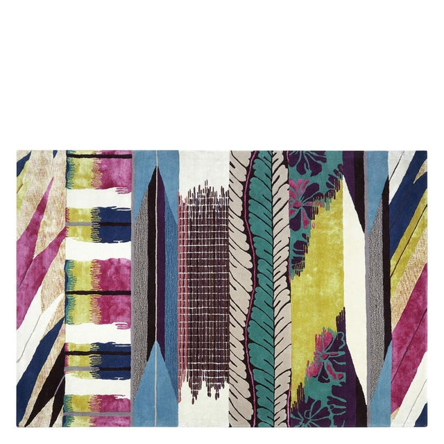 Designers Guild Christian Lacroix Geisha Prisme Rug - Standard Rug 8’6” x 5’3” Multicolored at FIG LINENS AND HOME - 1