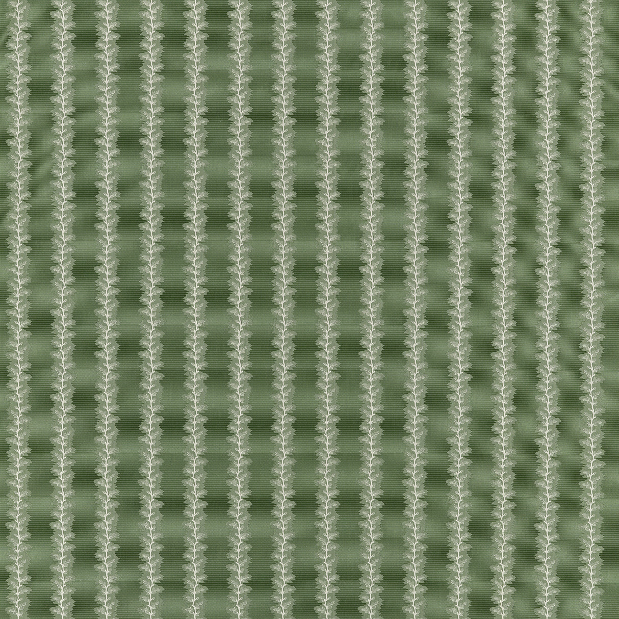 Swatch of French Stripe Green Fabric - Anna French by Thibaut at Fig Linens and Home