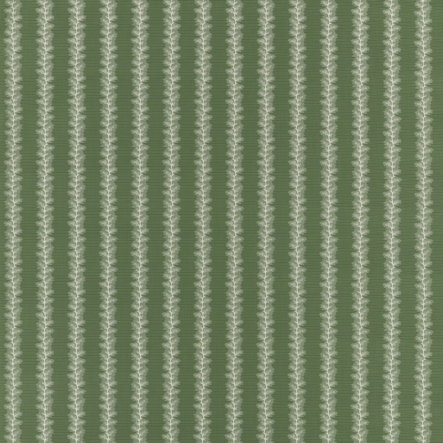 Swatch of French Stripe Green Fabric - Anna French by Thibaut at Fig Linens and Home