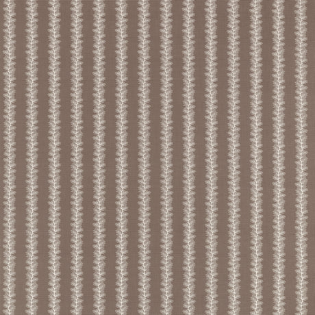 Swatch of French Stripe Brown Fabric - Anna French by Thibaut at Fig Linens and Home
