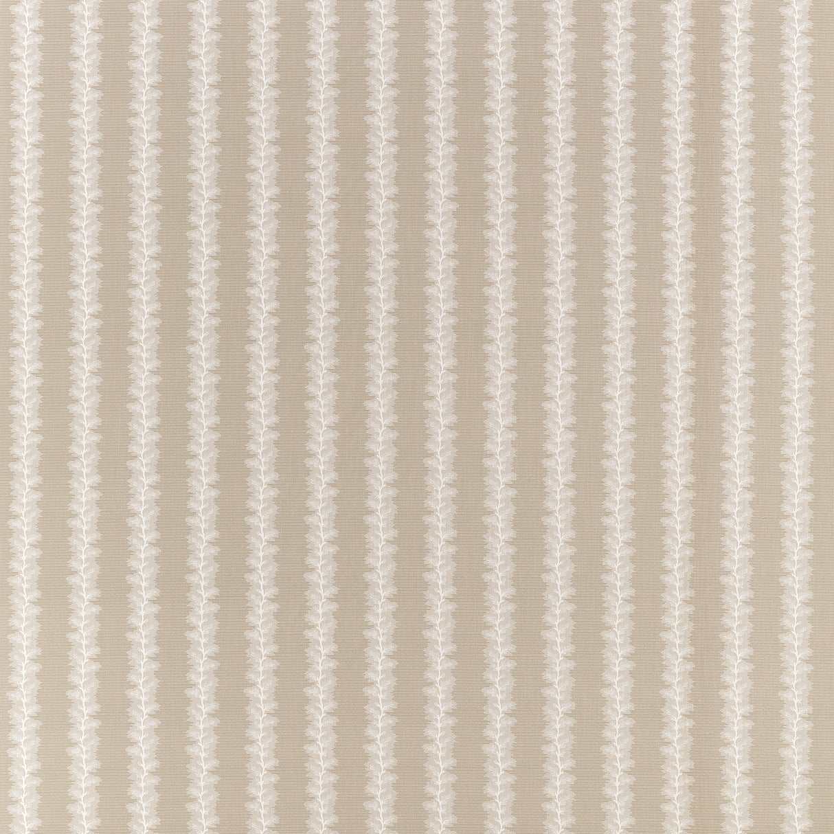 Ryan Studio Pillows in French Stripe Beige Fabric Swatch - Anna French for Thibaut