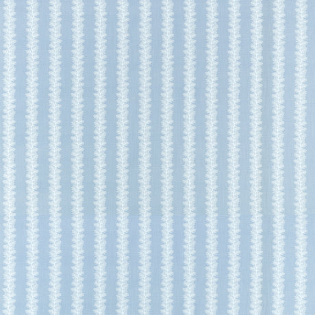Swatch of French Stripe Spa Blue Fabric - Anna French by Thibaut at Fig Linens and Home