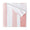 Peacock Alley Coral Pool Towel - Folded - Aegean Stripe Beach Towel at Fig Linens and Home