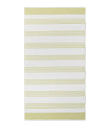 Lime Pool Towel - Open - Aegean Stripe Beach Towel by Peacock Alley at Fig Linens and Home