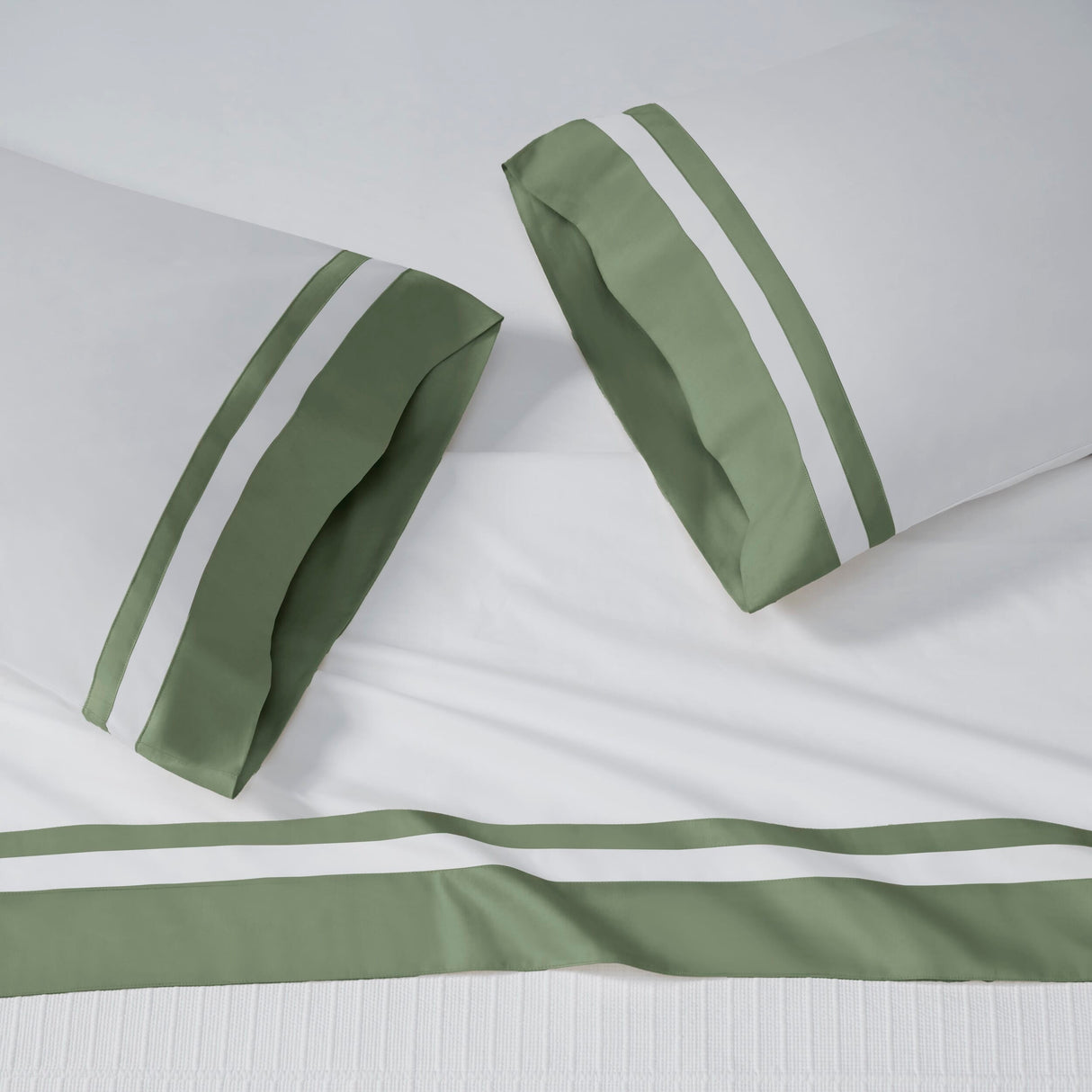 Stella Organic Cotton Percale Pillowcases by Orchids Lux Home
