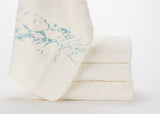 Folded 1 Alpi Hand Towel 17X30 Ice 235 by Abyss at Fig Linens and Home