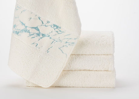 Folded 1 Alpi Hand Towel 17X30 Ice 235 by Abyss at Fig Linens and Home
