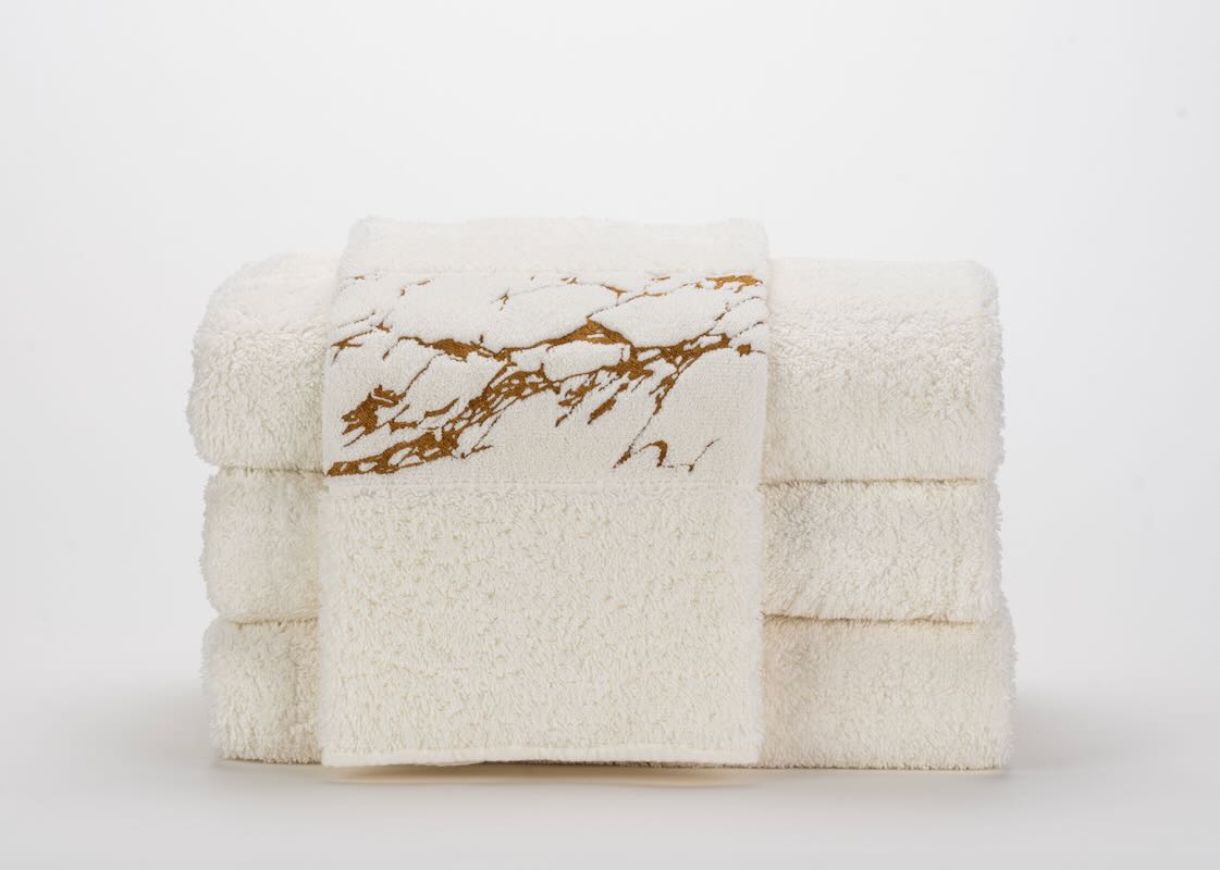 Stack Alpi Hand Towel 17X30 Gold 840 by Abyss at Fig Linens and Home