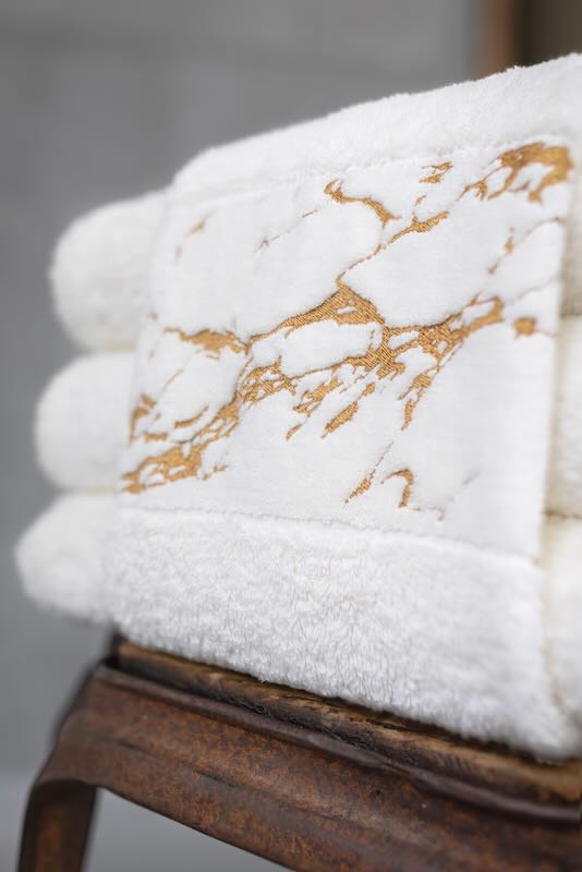 Close Alpi Hand Towel 17X30 Gold 840 by Abyss at Fig Linens and Home