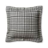 Aberdeen Euro Pillow Sham by Alicia Adams Alpaca - Dark Grey and Charcoal