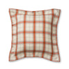 Aberdeen Euro Pillow Sham by Alicia Adams Alpaca - Ivory and Orange