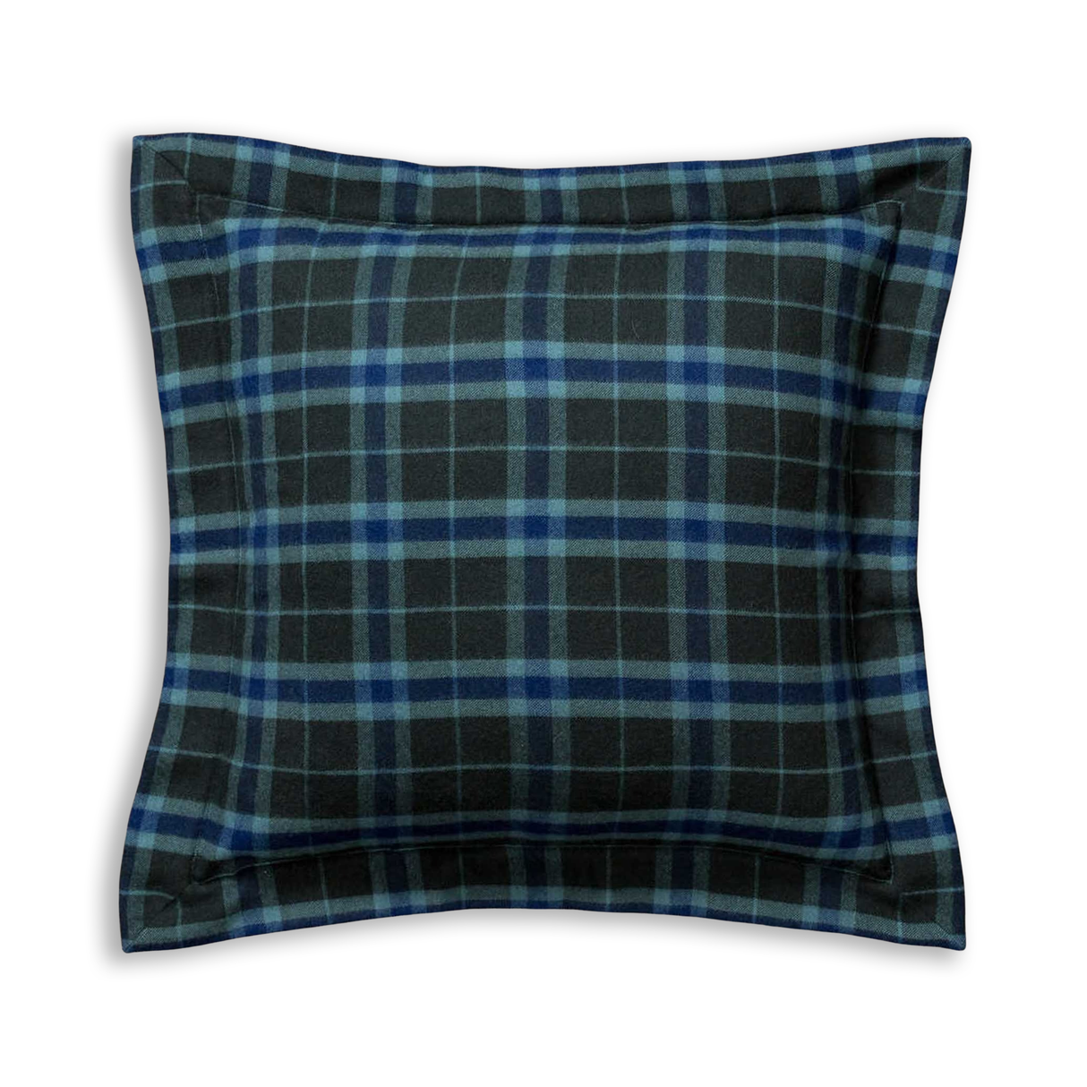 Aberdeen Euro Pillow Sham by Alicia Adams Alpaca - Velvet Green and Indigo
