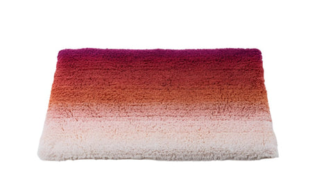 Abyss Bath Rug - Aurore Rouge Bath Rug - Straight View - Abyss Habidecor Bath Rugs