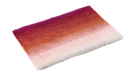 Bath Rug - Aurore Rouge Bath Rug - Angle View - 20x30 Abyss Habidecor Bath Rugs