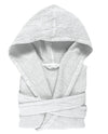 Abyss Bathrobe - Bees Lightweight Robe 992 Platinum at Fig Linens and Home