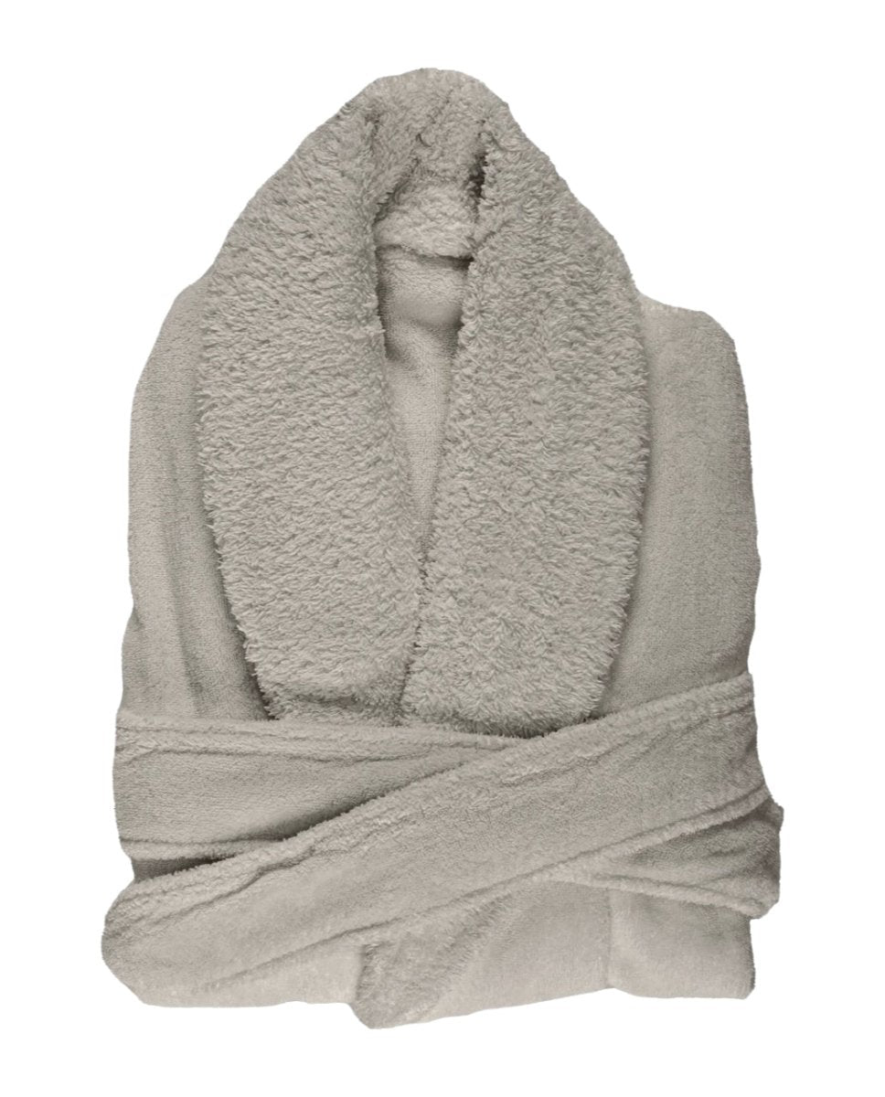 Comfy Robe | Habidecor Abyss Bathrobes in Cloud 950 at Fig Linens and Home